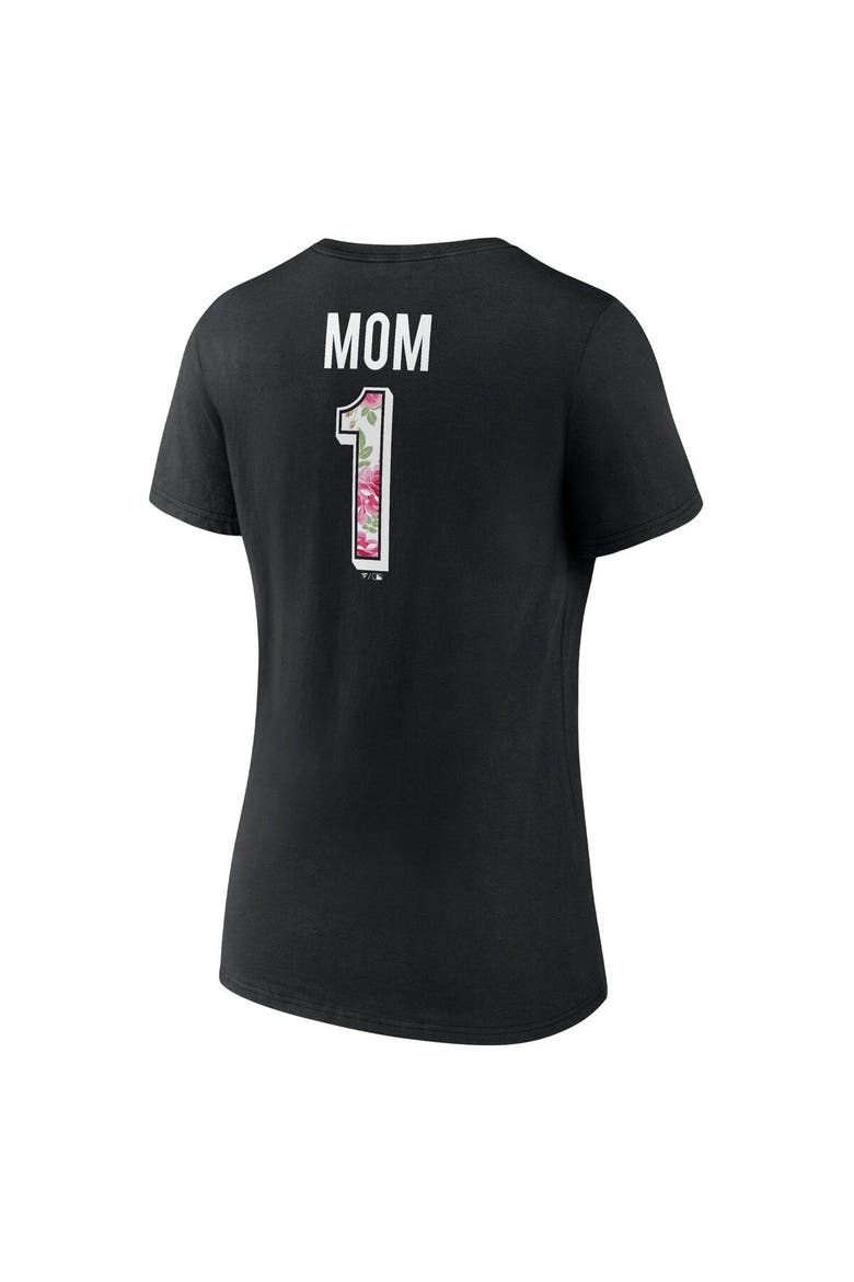 Women's Black Chicago White Sox Mother's Day Plus Size Best Mom Ever V-Neck T-Shirt, Alternate, color, Black