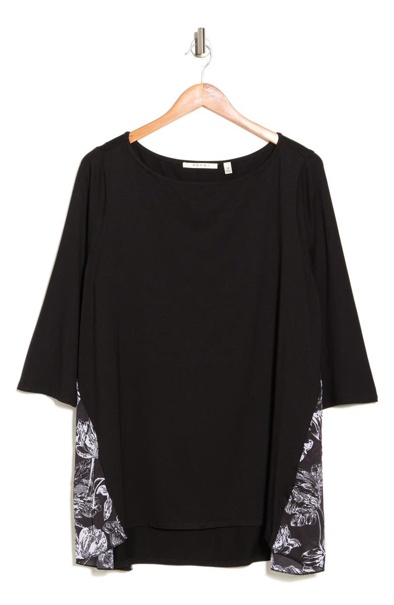 CYRUS Patterned Trim Top, Alternate, color, 