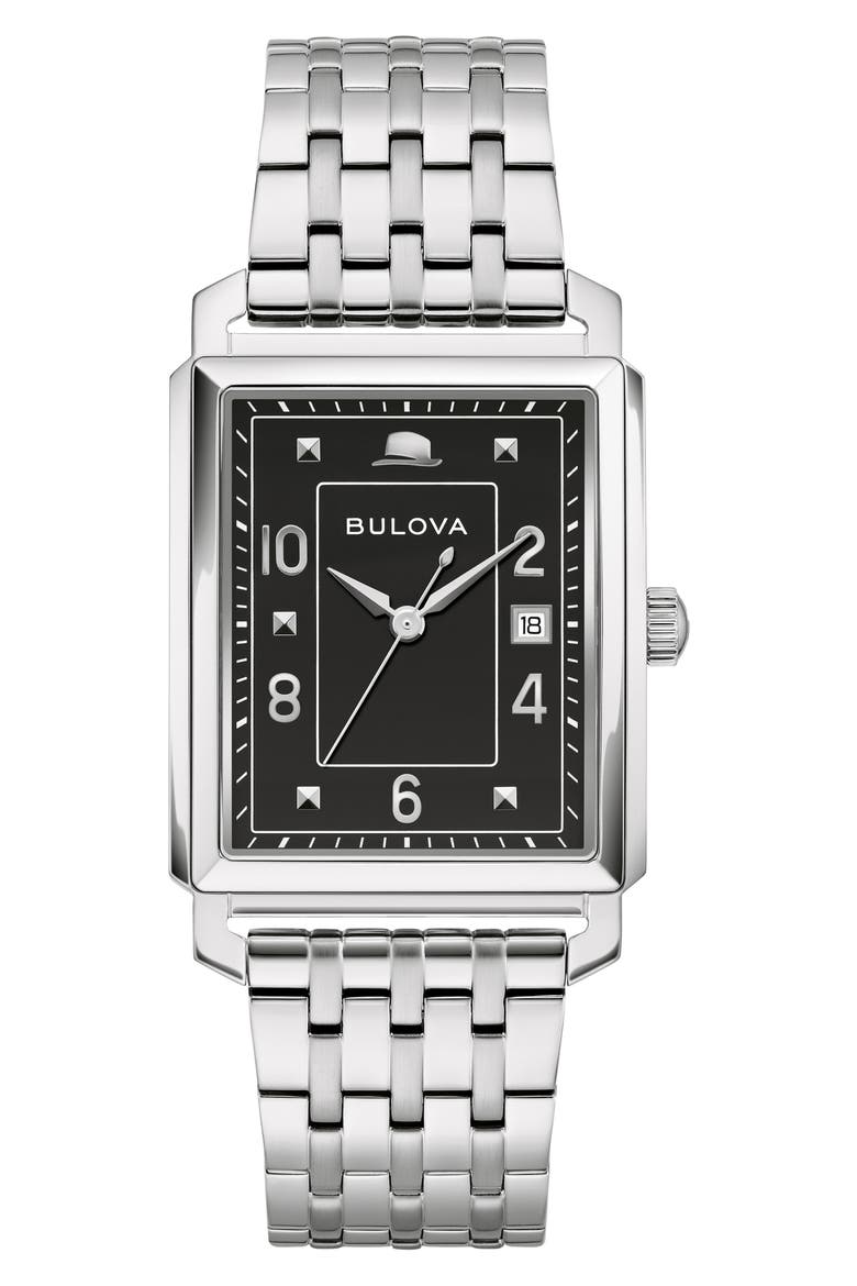 Bracelet Watch, 39mm x 39mm, Main, color, SILVER-TONE