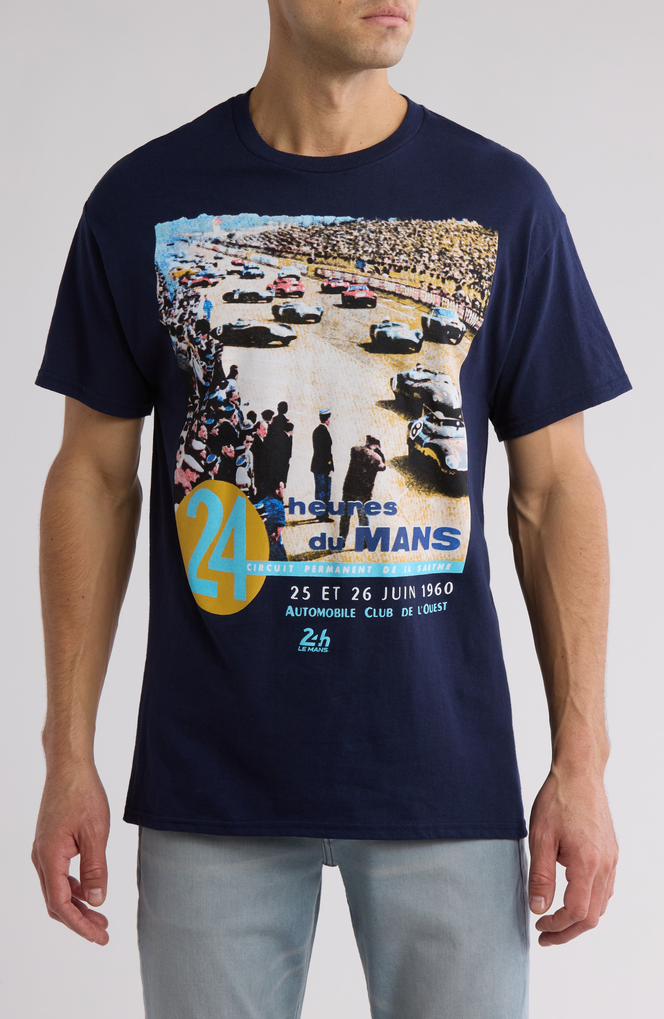 Philcos 24 Hours of Le Mans 1960 Race Graphic Print T-Shirt (Men ...
