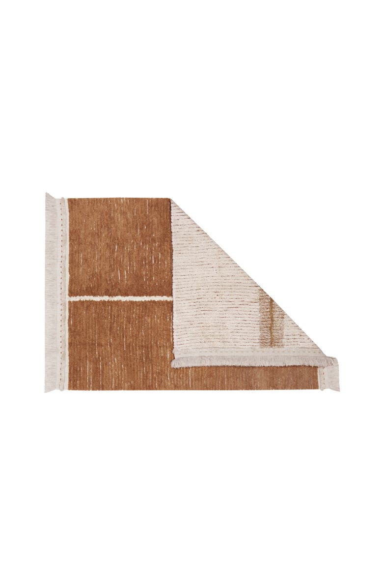 Lorena Canals Reversible Washable Rug Duetto Toffee, Alternate, color, Toffee, Natural, Linen