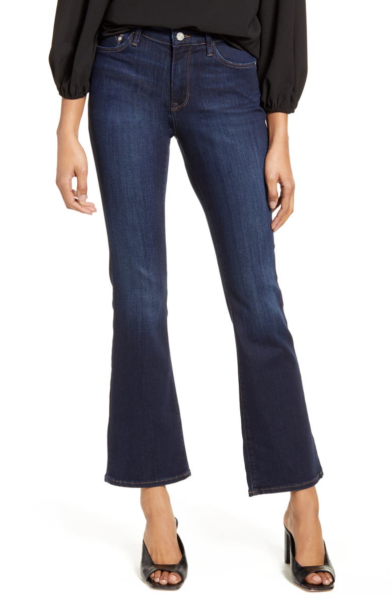 Mavi Jeans Marcia Crop Bootcut Jeans, Main, color, Deep Supersoft