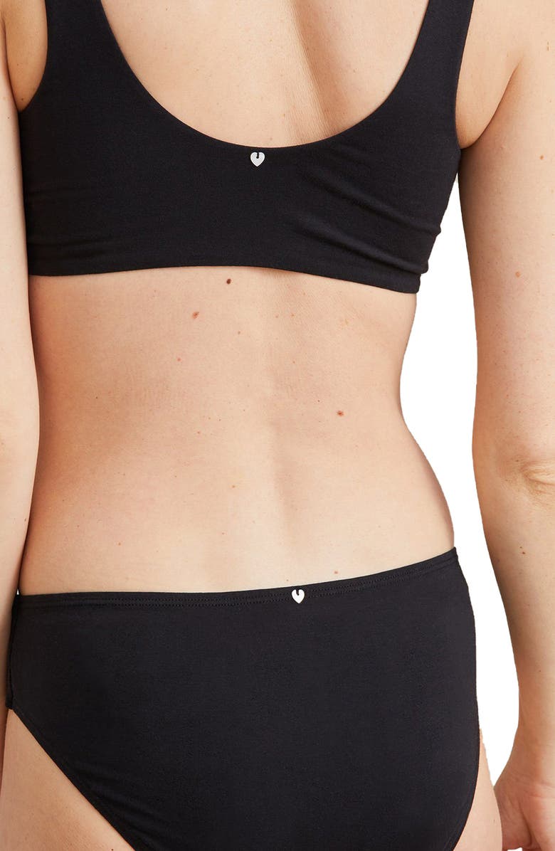 HATCH The Skin to Skin Wireless Nursing Bralette, Alternate, color, Black