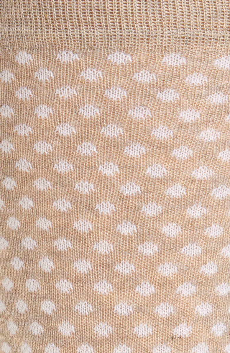 Nordstrom Dot Pattern Combed Cotton Blend Dress Socks, Alternate, color,