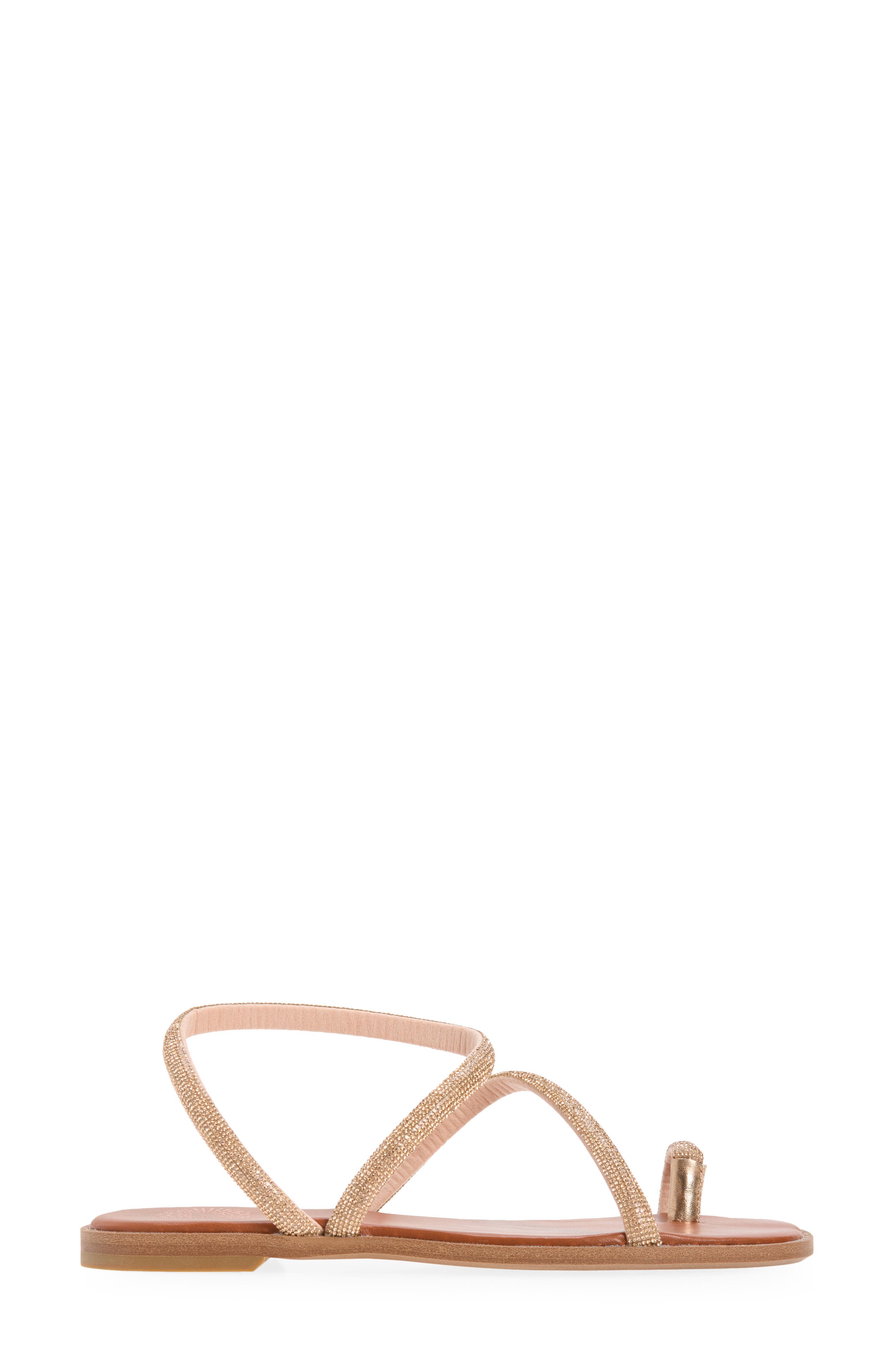 Majorca Slide Sandal, Alternate, color, CHAMPAGNE