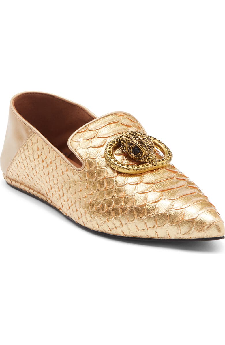 KG Kurt Geiger Chelsea Flat, Main, color, Gold