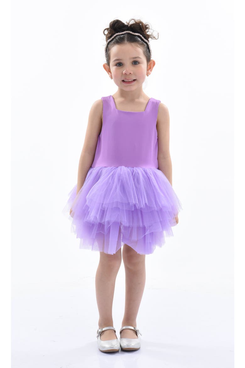 Solid Color Tutu Dress, Main, color, Purple
