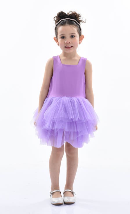 Solid Color Tutu Dress