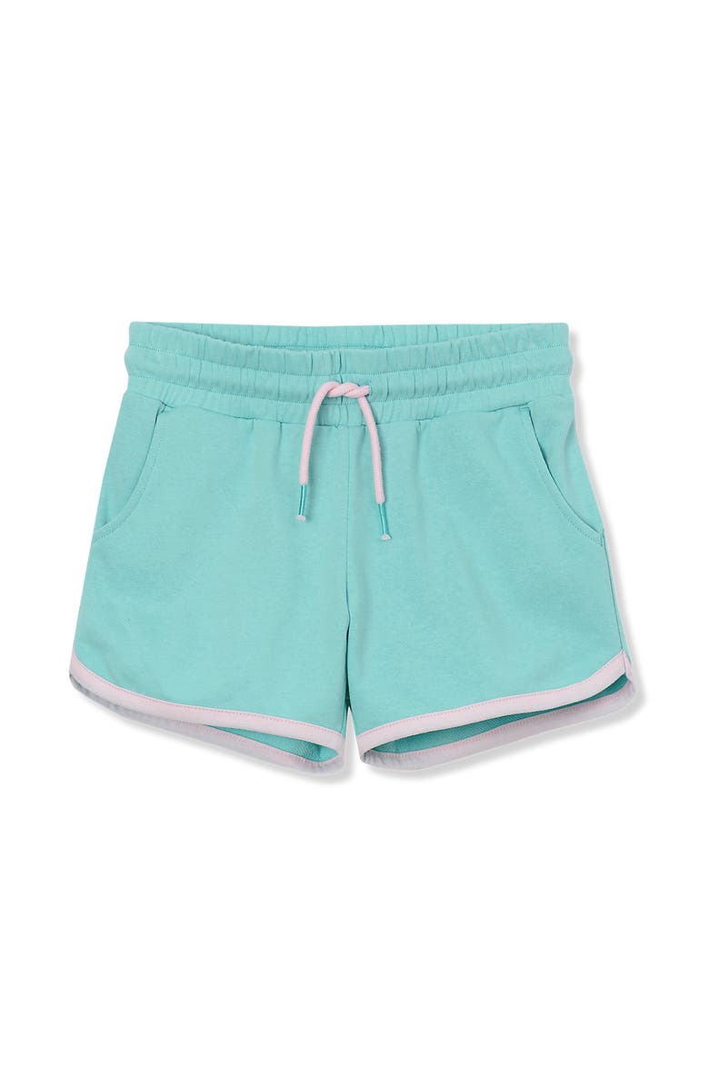 Lands' End Girls Camp Shorts, Main, color, Aruba Blue