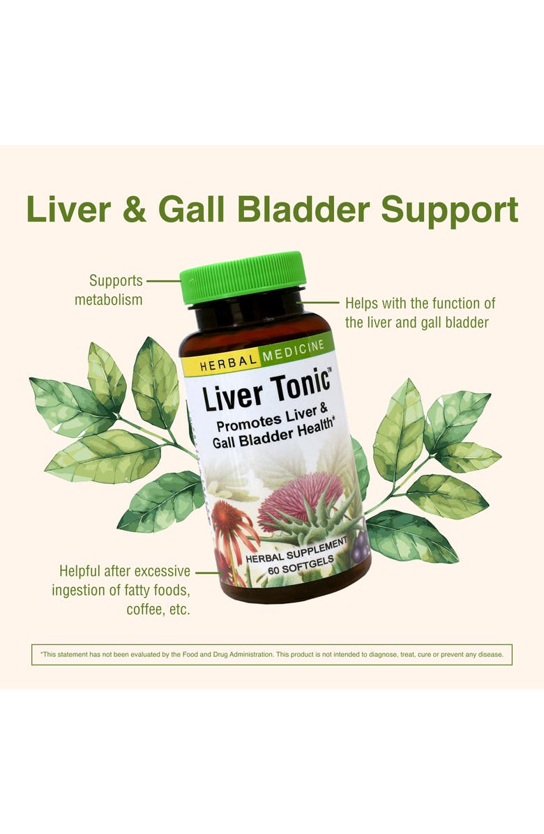 Trace Minerals Herbs Etc Liver Tonic, 60 Ct., Alternate, color, NO COLOR