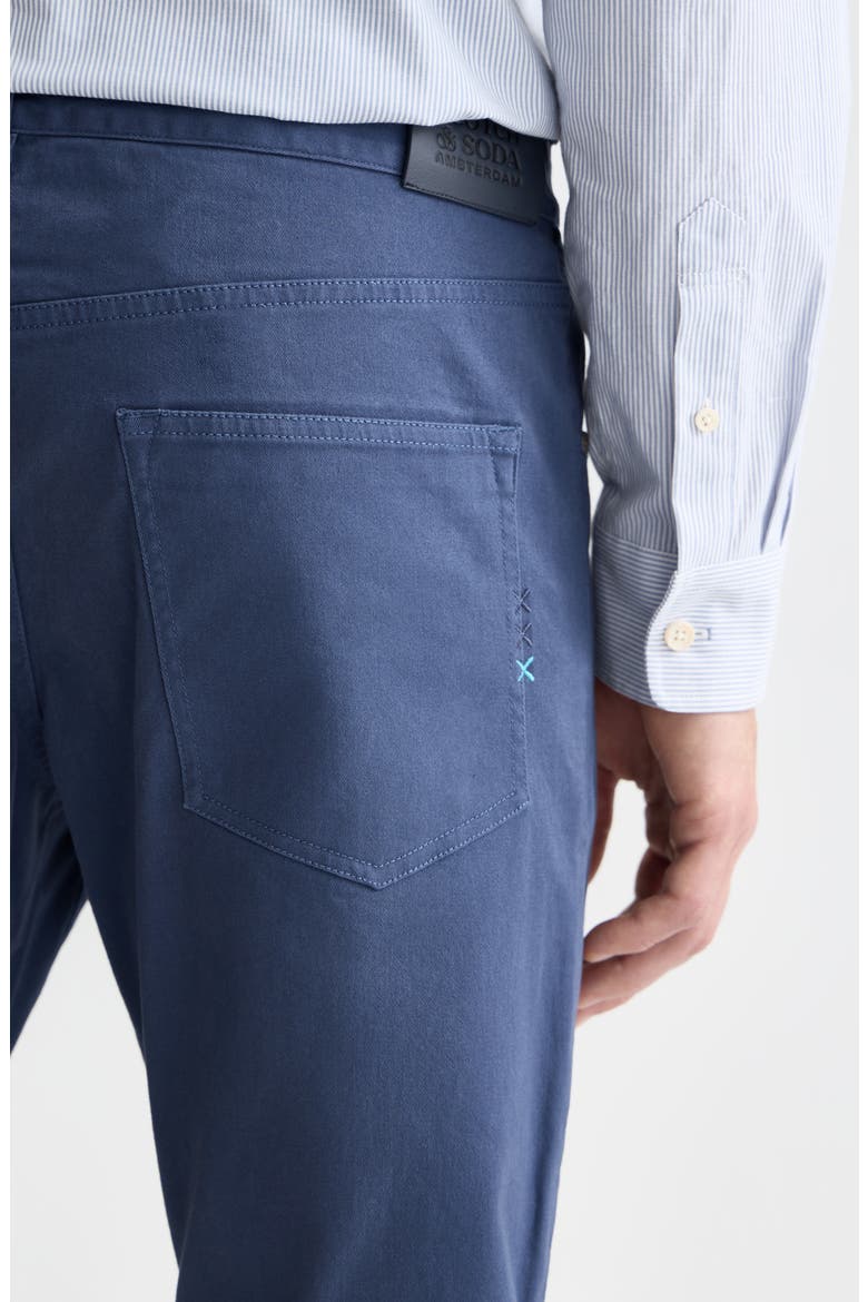Ralston Slim Fit Stretch Cotton Twill Pants, Alternate, color, OCEANA