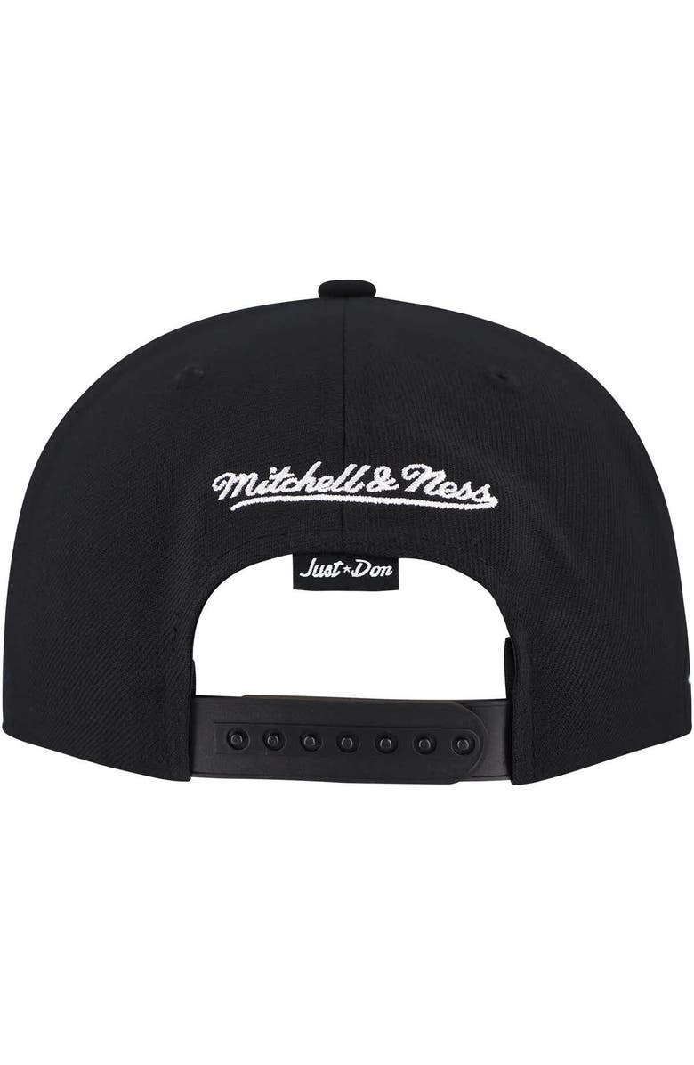 Mitchell & Ness Men's Mitchell & Ness Black Pittsburgh Pirates Just Don x MLB Lux Script Snapback Hat, Alternate, color, Black
