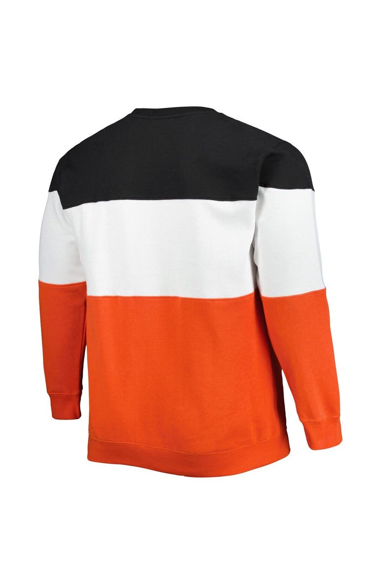 PROFILE Men's Black/Orange San Francisco Giants Big & Tall Pullover Sweatshirt, Alternate, color, Black