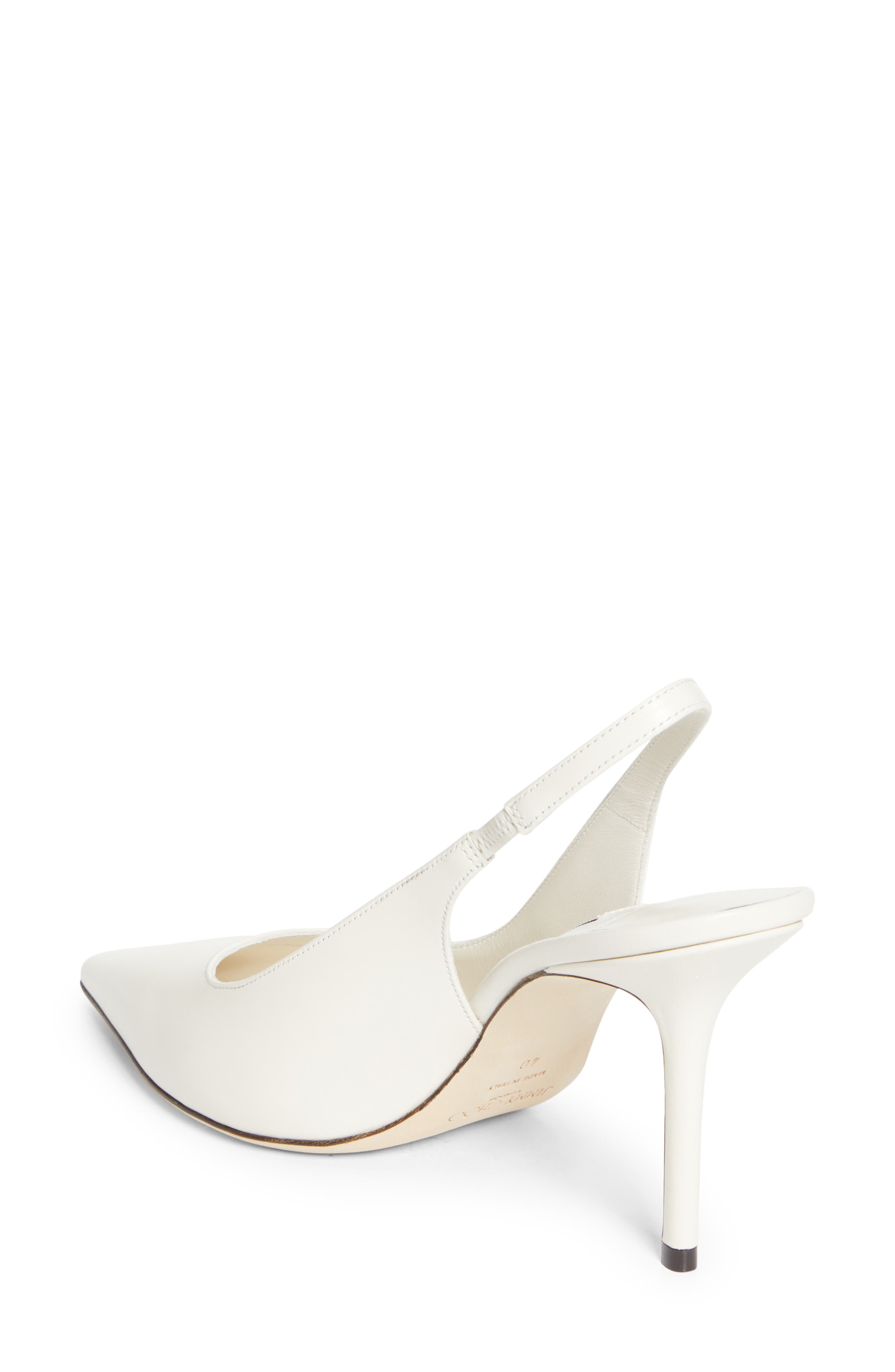 Jimmy Choo Love Pointed Toe Slingback Pump, Alternate, color, Latte
