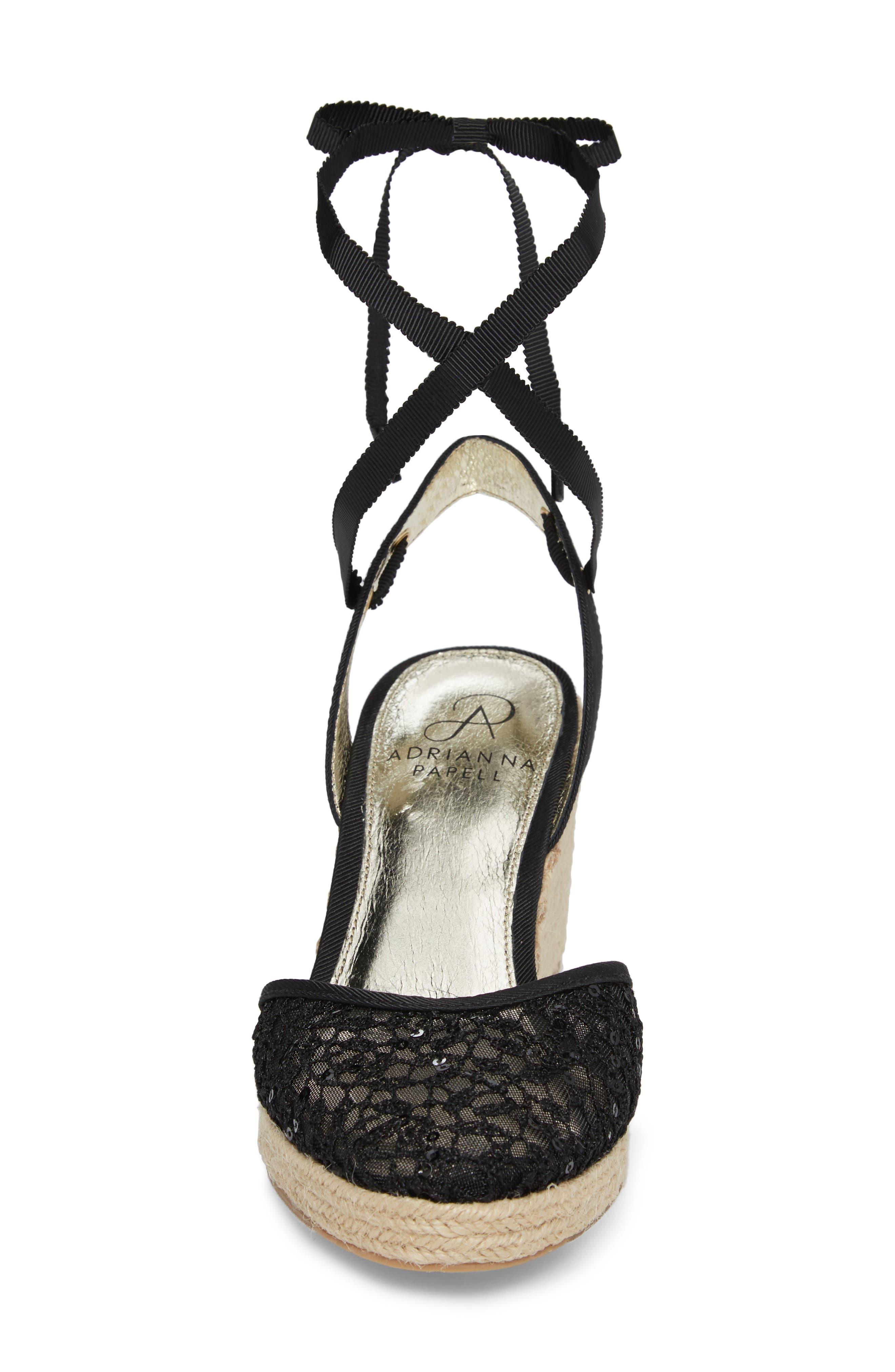 Adrianna Papell Pamela Espadrille Wedge Sandal, Alternate, color, 