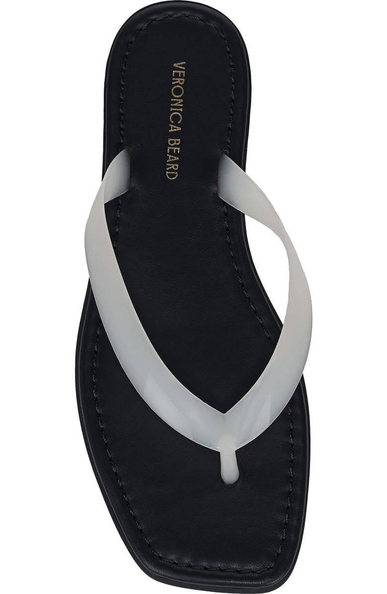 Veronica Beard Clea Flip Flop, Alternate, color, Coconut