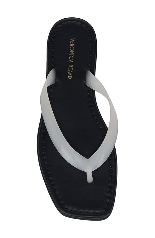 Veronica Beard Clea Flip Flop In Coconut