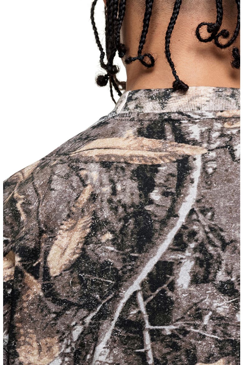 Woodland Camo Print T-Shirt, Alternate, color, CAMO