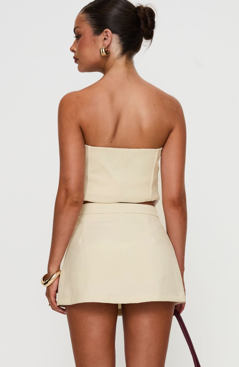 Princess Polly Full Disclosure Skort, Alternate, color, Cream