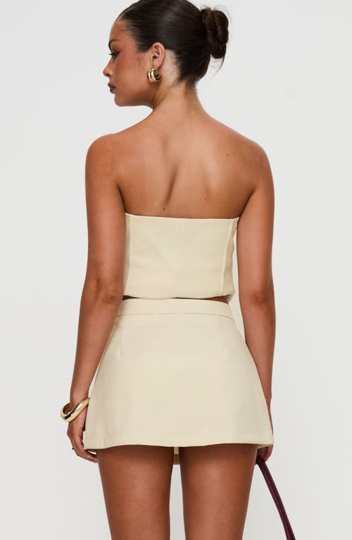 Princess Polly Full Disclosure Skort In White