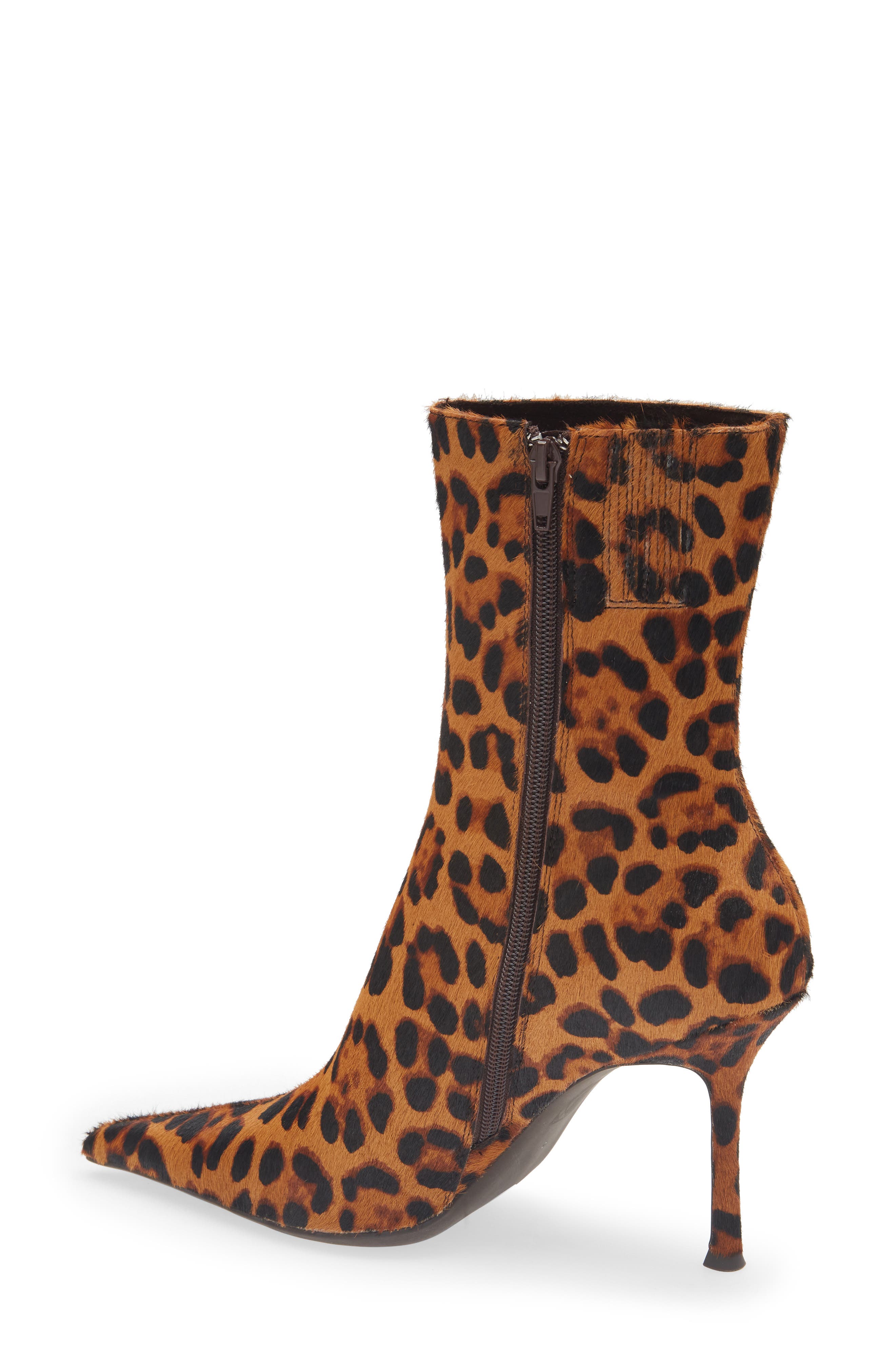 Jeffrey Campbell Daring Bootie, Alternate, color, Tan Brown Cheetah