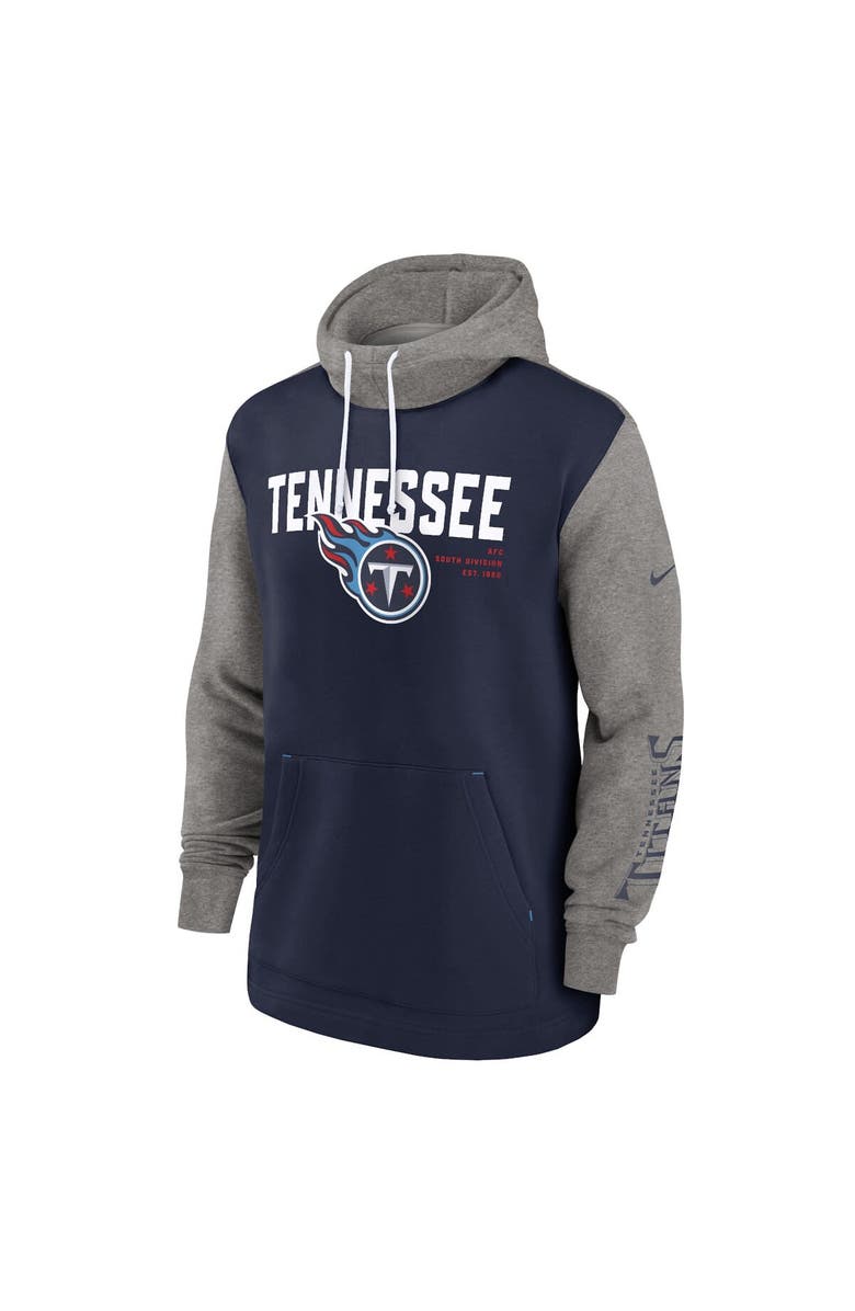 Nike Men's Nike Navy Tennessee Titans Fashion Color Block Pullover Hoodie, Alternate, color, Navy