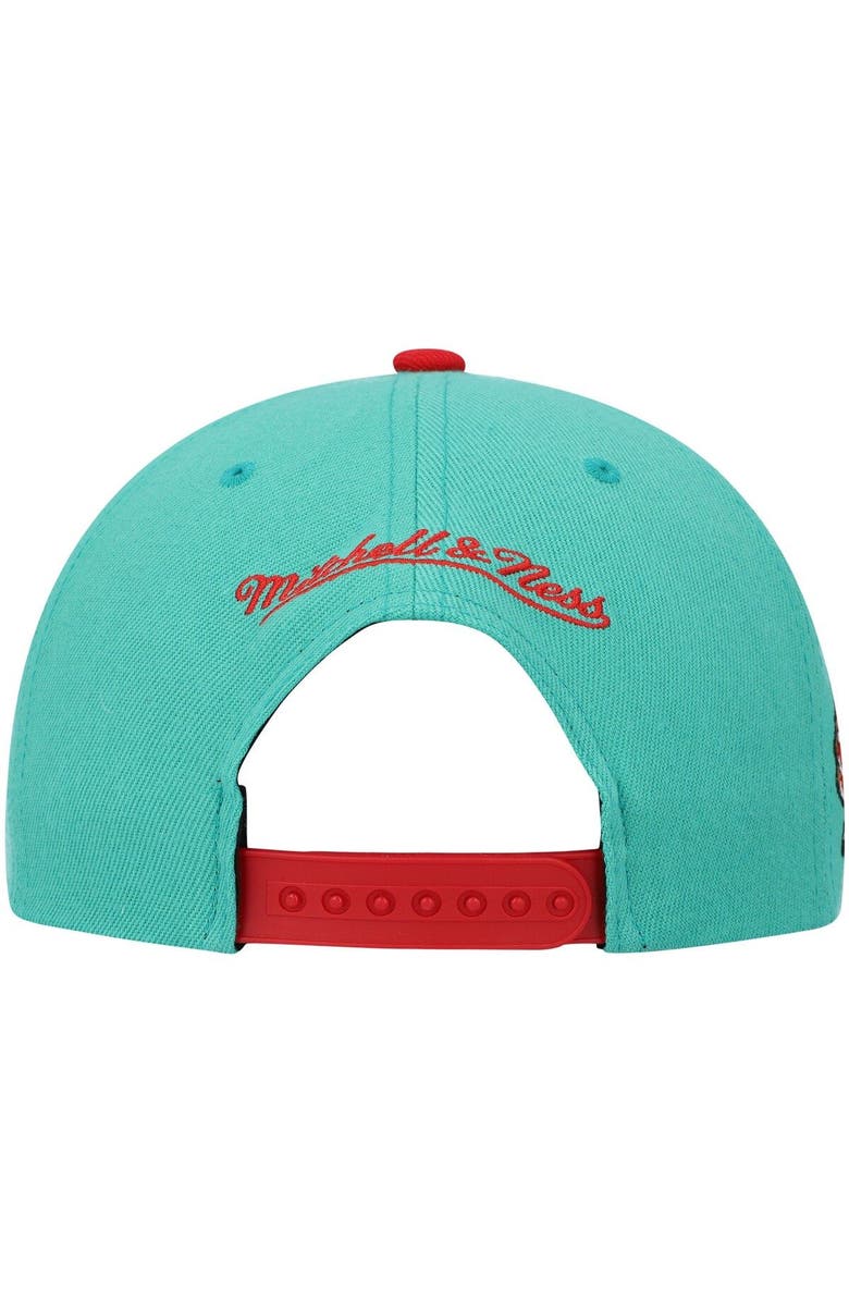 Mitchell & Ness Men's Mitchell & Ness Teal Memphis Grizzlies Hardwood Classics Snapback Hat, Alternate, color, Teal