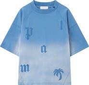 Palm Angels Kids' Letters Graphic Washed T-Shirt
