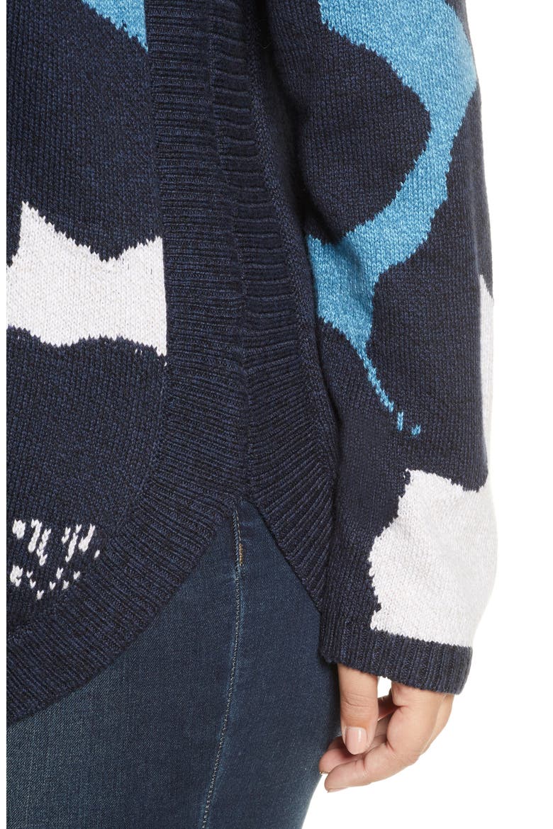 Fresh Start Cotton Blend Sweater, Alternate, color, MULTI