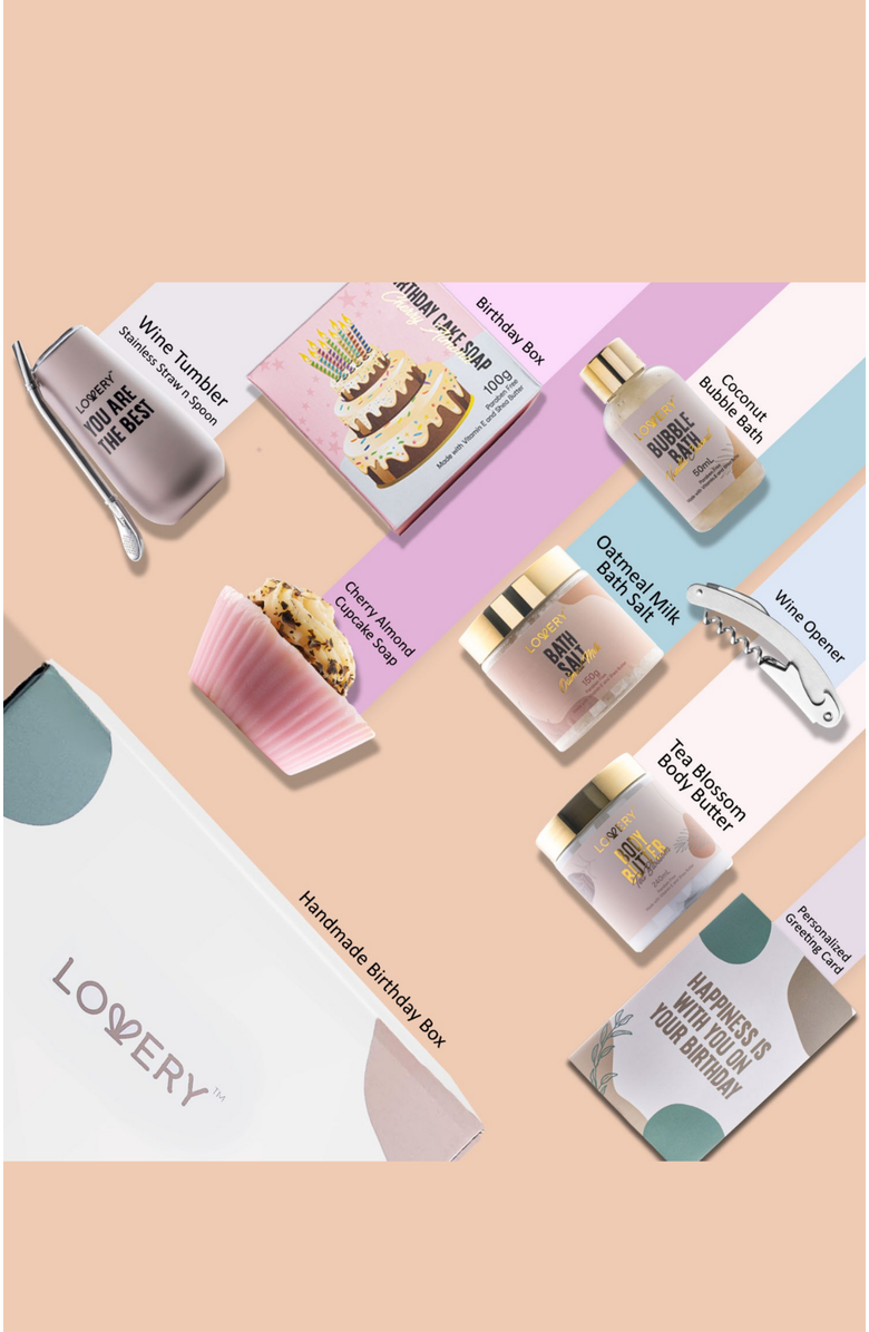 Lovery Wine Tumbler Birthday Gifts Set, Alternate, color, Pink, Green, Gold