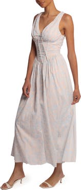 Petal & Pup Wrenna Floral Print Sleeveless Maxi Dress