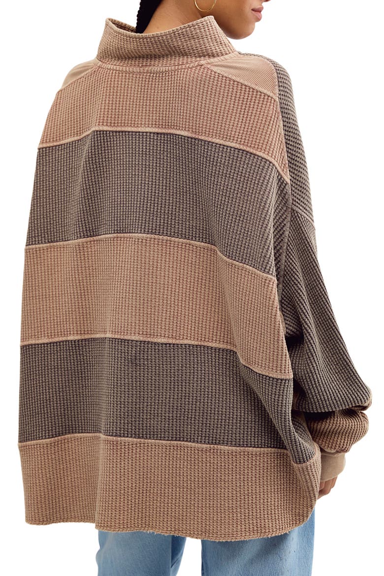 Rainn Thermal Knit Top, Alternate, color, NEUTRAL COMBO