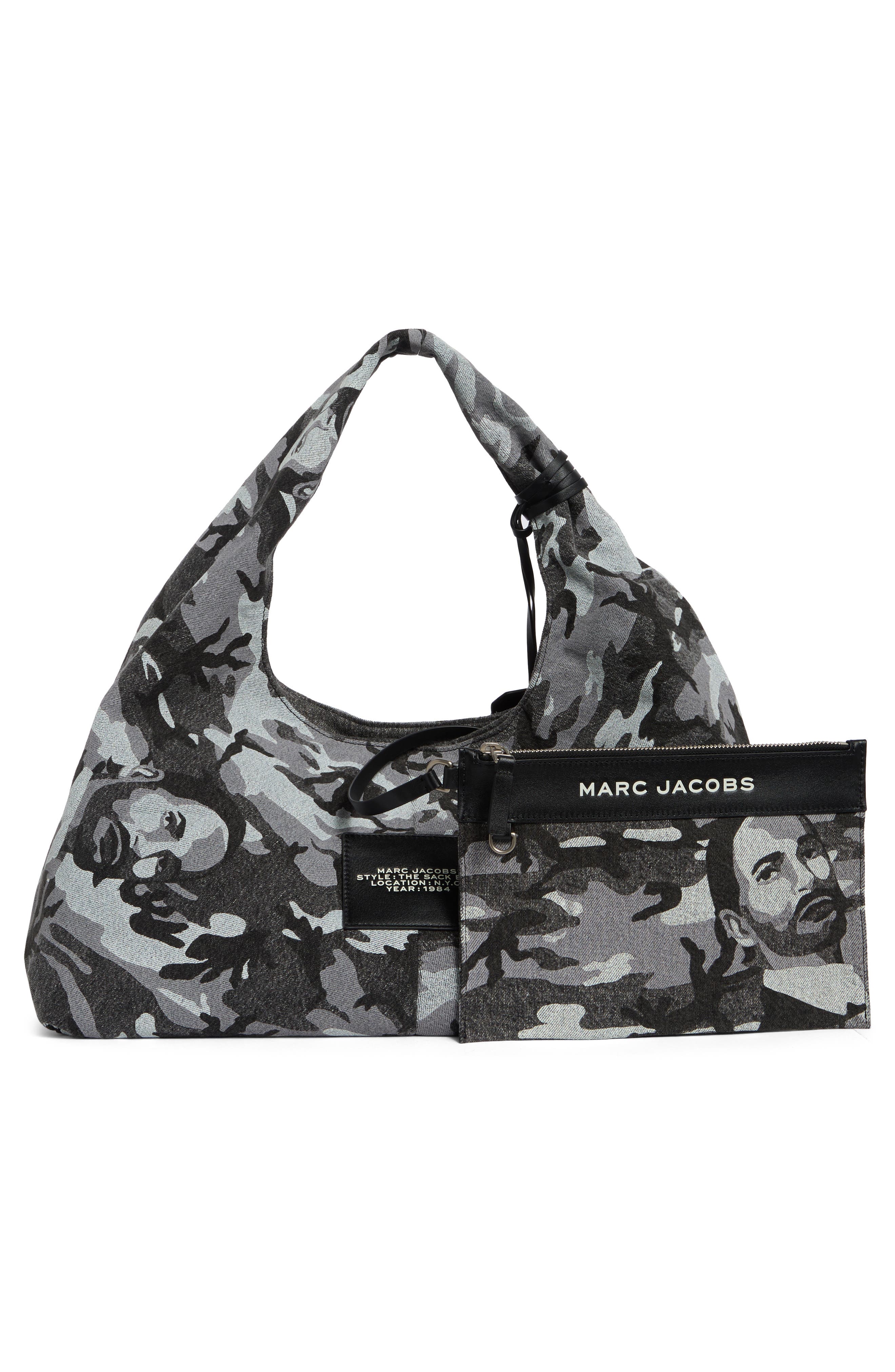 The XL Sack Logo Tote, Alternate, color, GREY WASH