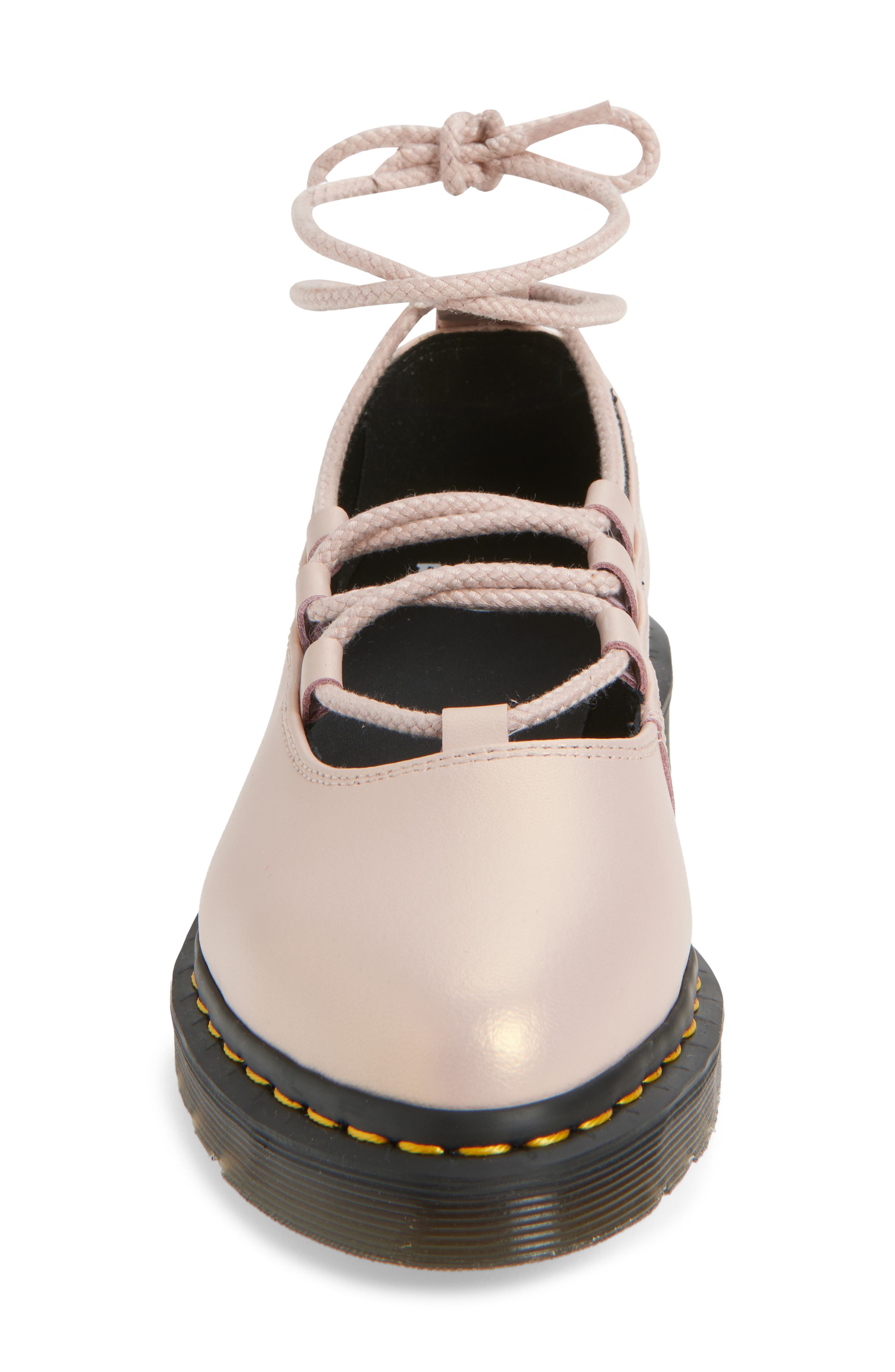 Dr. Martens Elphie II Lace-Up Flatform Shoe, Alternate, color, Pink