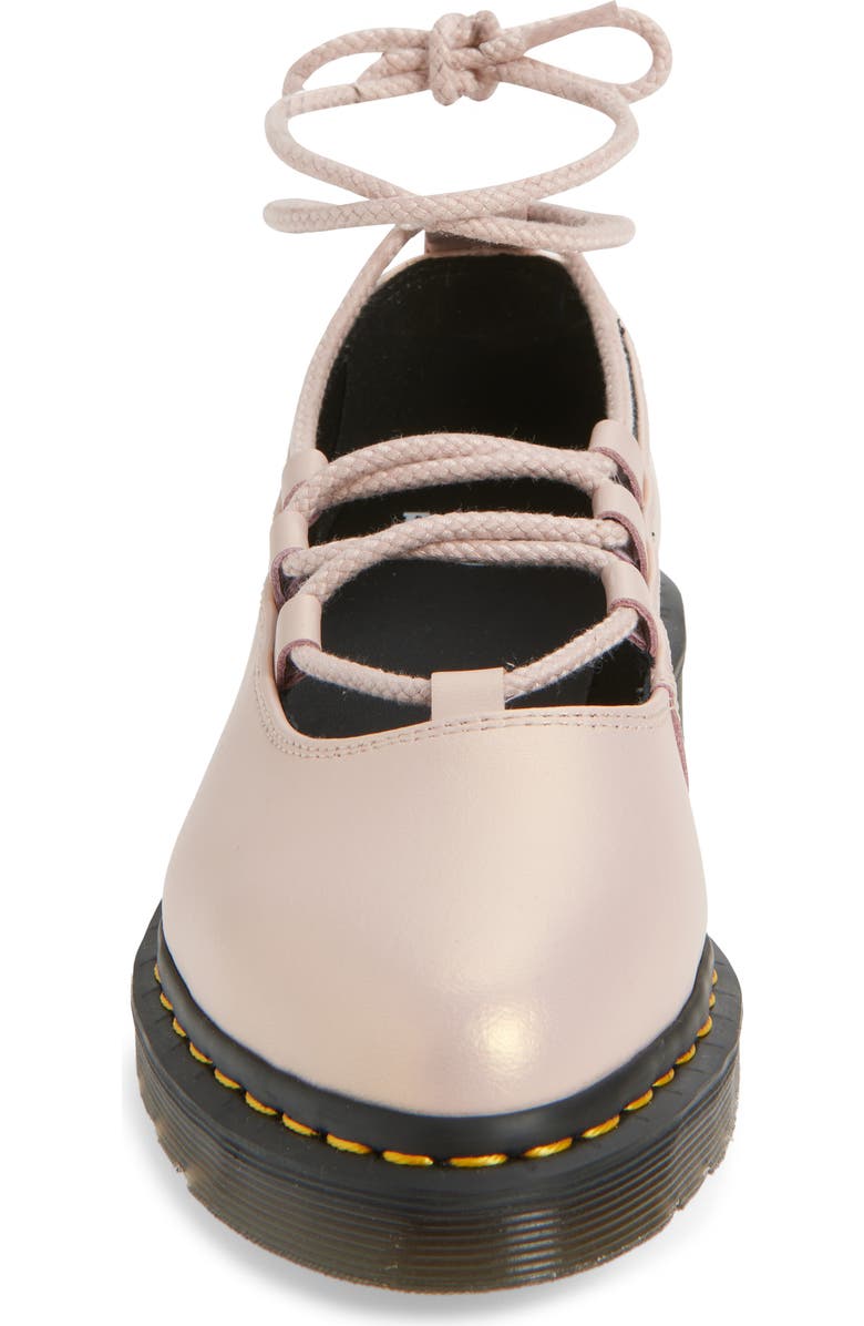 Dr. Martens Elphie II Lace-Up Flatform Shoe, Alternate, color, Pink