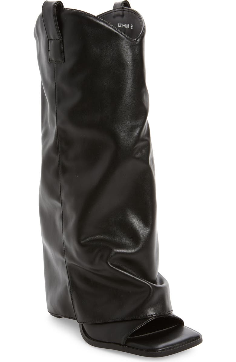 AZALEA WANG Alaric Open Toe Boot, Main, color,