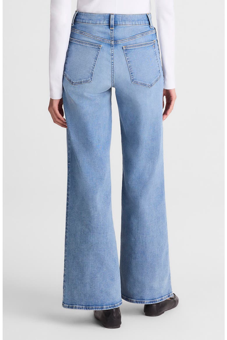 The Short Wide Leg Jeans, Alternate, color, COASTAL BLUE WASH