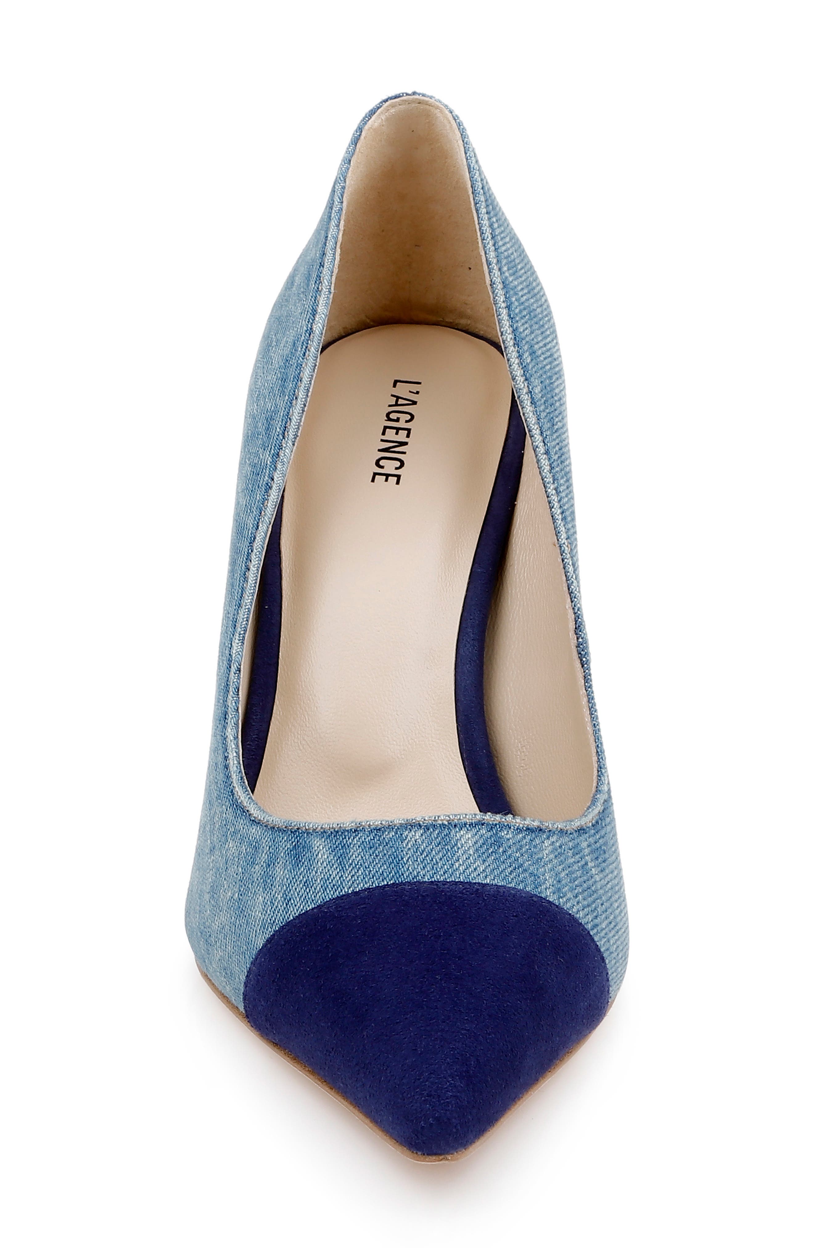 Kendelle Pump, Alternate, color, LIGHT DENIM