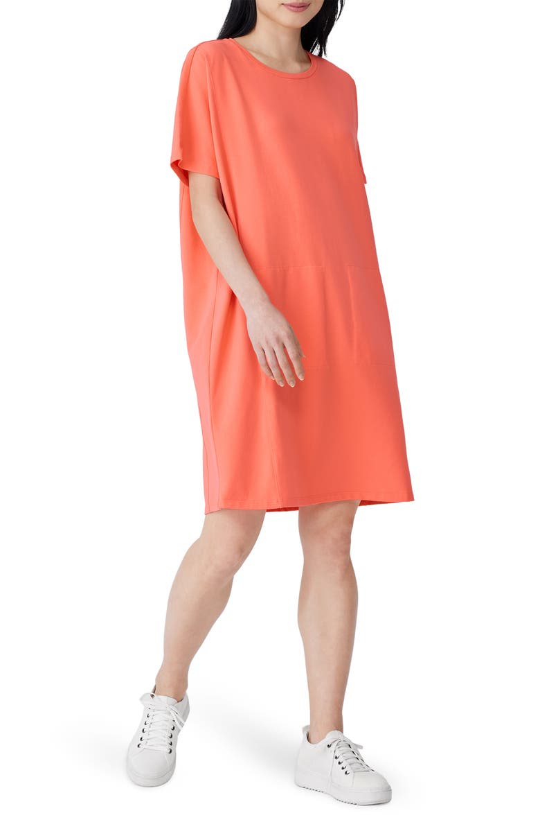 Eileen Fisher Organic Cotton Shift Dress, Alternate, color, 