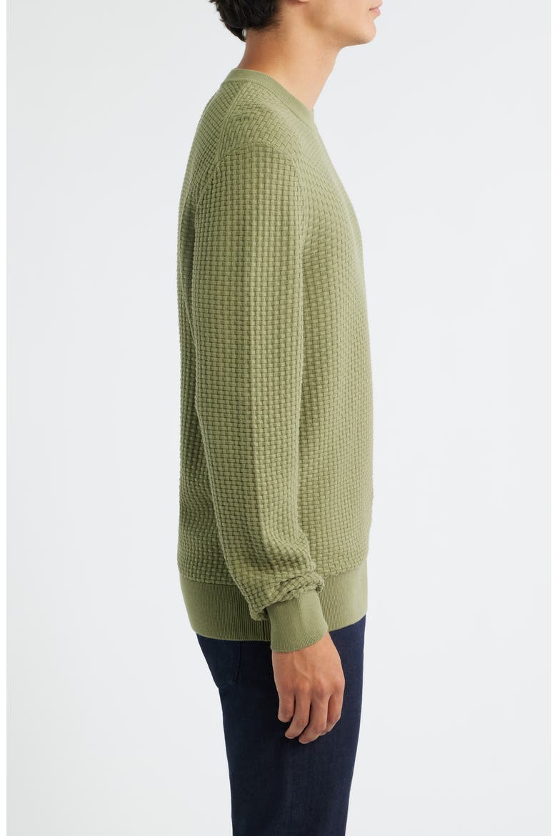 Imberto Textured Sweater, Alternate, color, MEDIUM GREEN