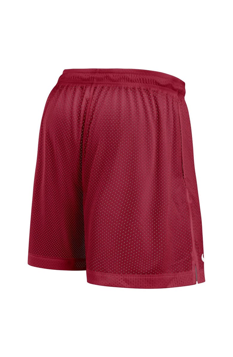 Nike Men's Nike Crimson/Gray Alabama Crimson Tide Courtside Standard Issue Dri-FIT Reversible Shorts, Alternate, color, Crimson