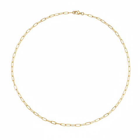 Aureline Paperclip Necklace