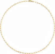 Ivy & Pearl Co. Aureline Paperclip Necklace