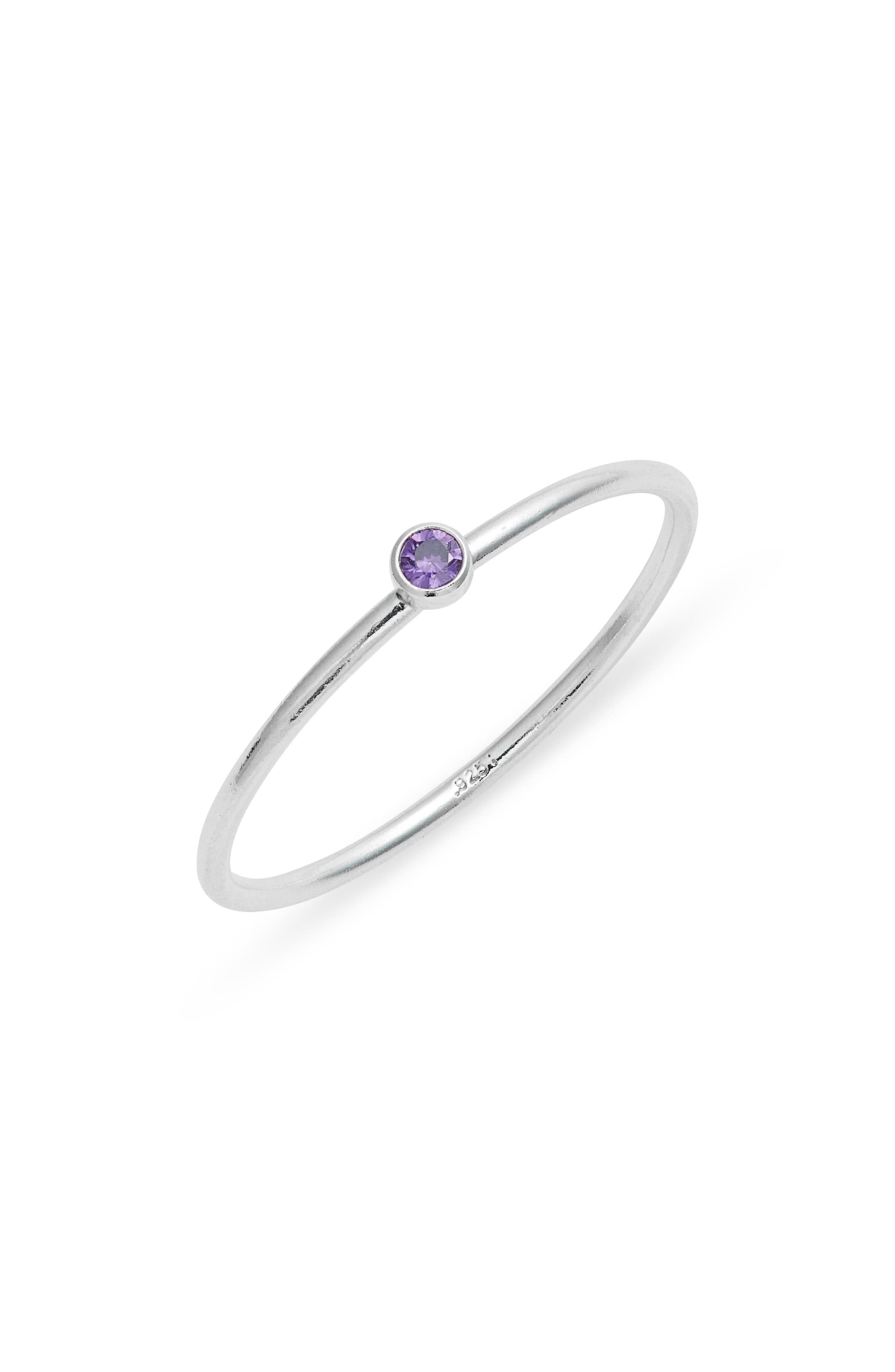 FEBRUARY STERLING SILVER