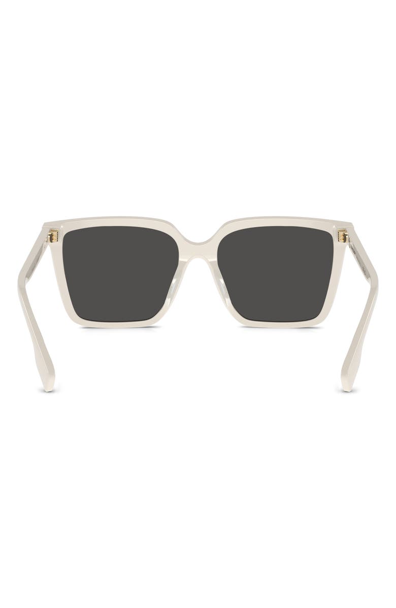 Burberry 57mm Square Sunglasses, Alternate, color, Milky Ivory