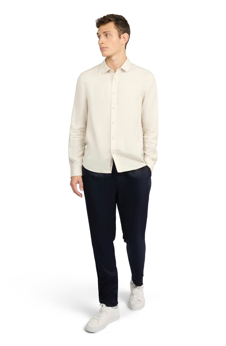 Onia Lyocell Long Sleeve Shirt, Main, color, Stone