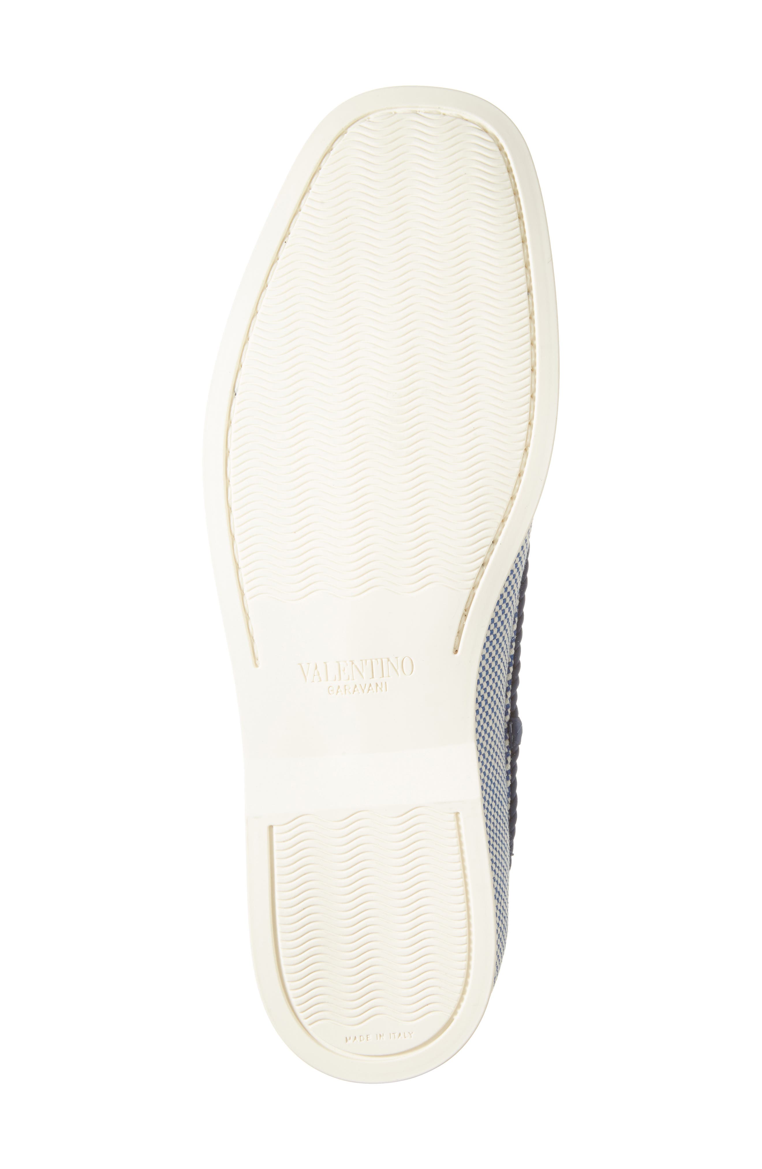 Valentino Garavani Palm Avenue Boat Shoe, Alternate, color, Multicolor/ Baltique