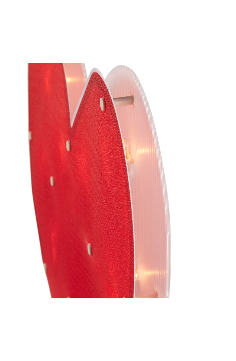 Northlight 14" Lighted Heart Valentine's Day Window Silhouette, Alternate, color, Red