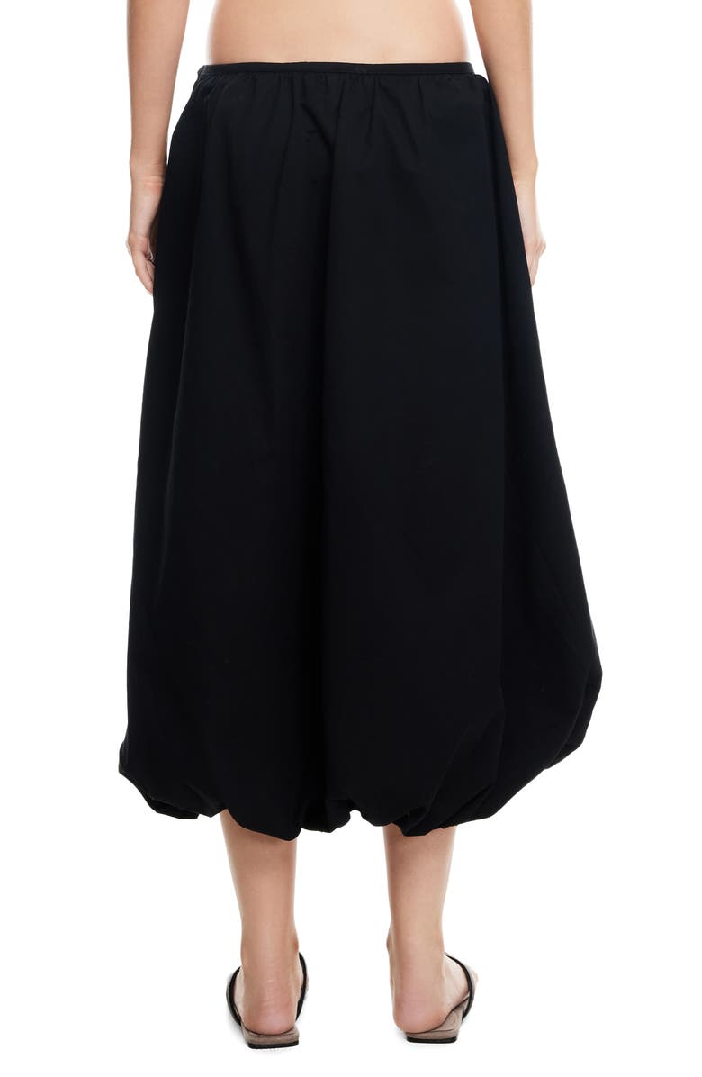 LIONESS Intuition Low Rise Bubble Hem Midi Skirt, Alternate, color,