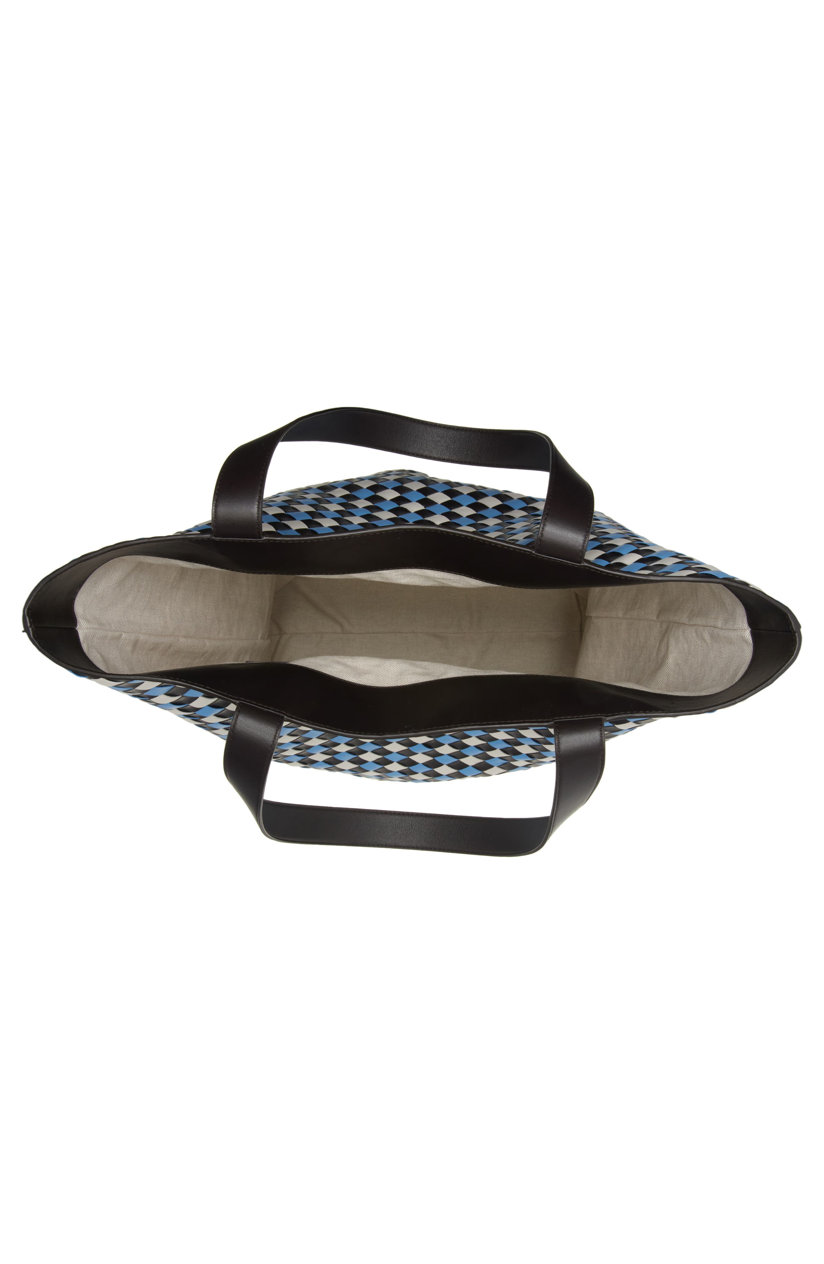 Bottega Veneta Large Tricolor Intrecciato Leather Tote, Alternate, color, 